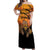 Personalized Halloween Egypt Mummy Off Shoulder Maxi Dress Trick or Treat - Wonder Print Shop