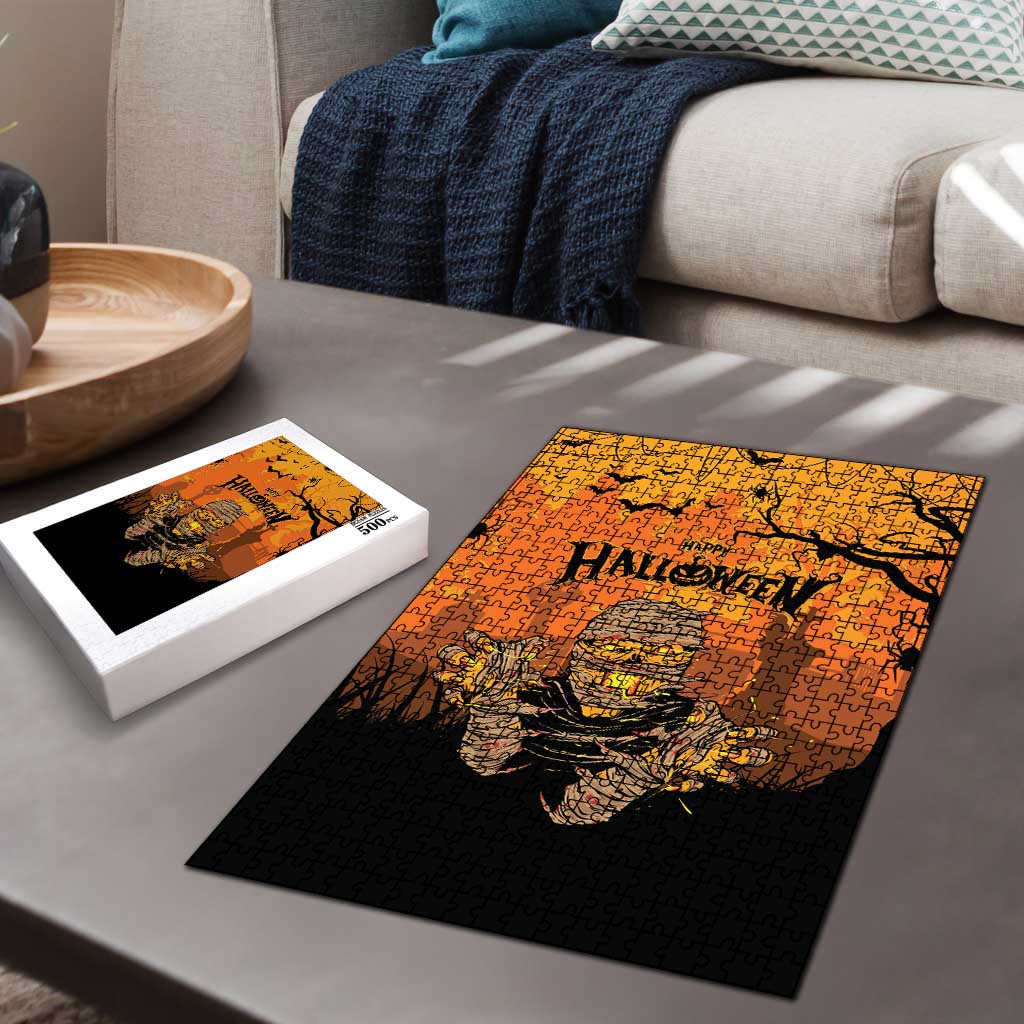 Halloween Egypt Mummy Puzzle Trick or Treat - Wonder Print Shop