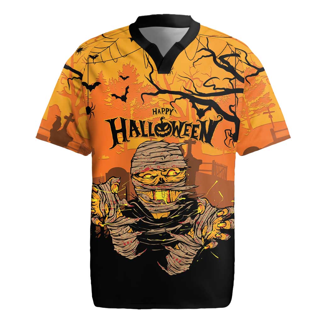 Personalized Halloween Egypt Mummy Rugby Jersey Trick or Treat - Wonder Print Shop