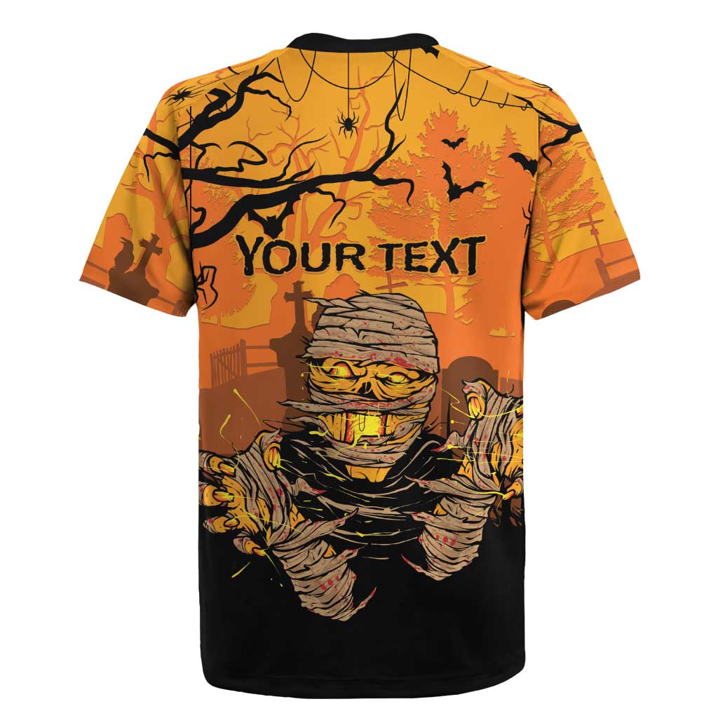 Personalized Halloween Egypt Mummy Rugby Jersey Trick or Treat - Wonder Print Shop