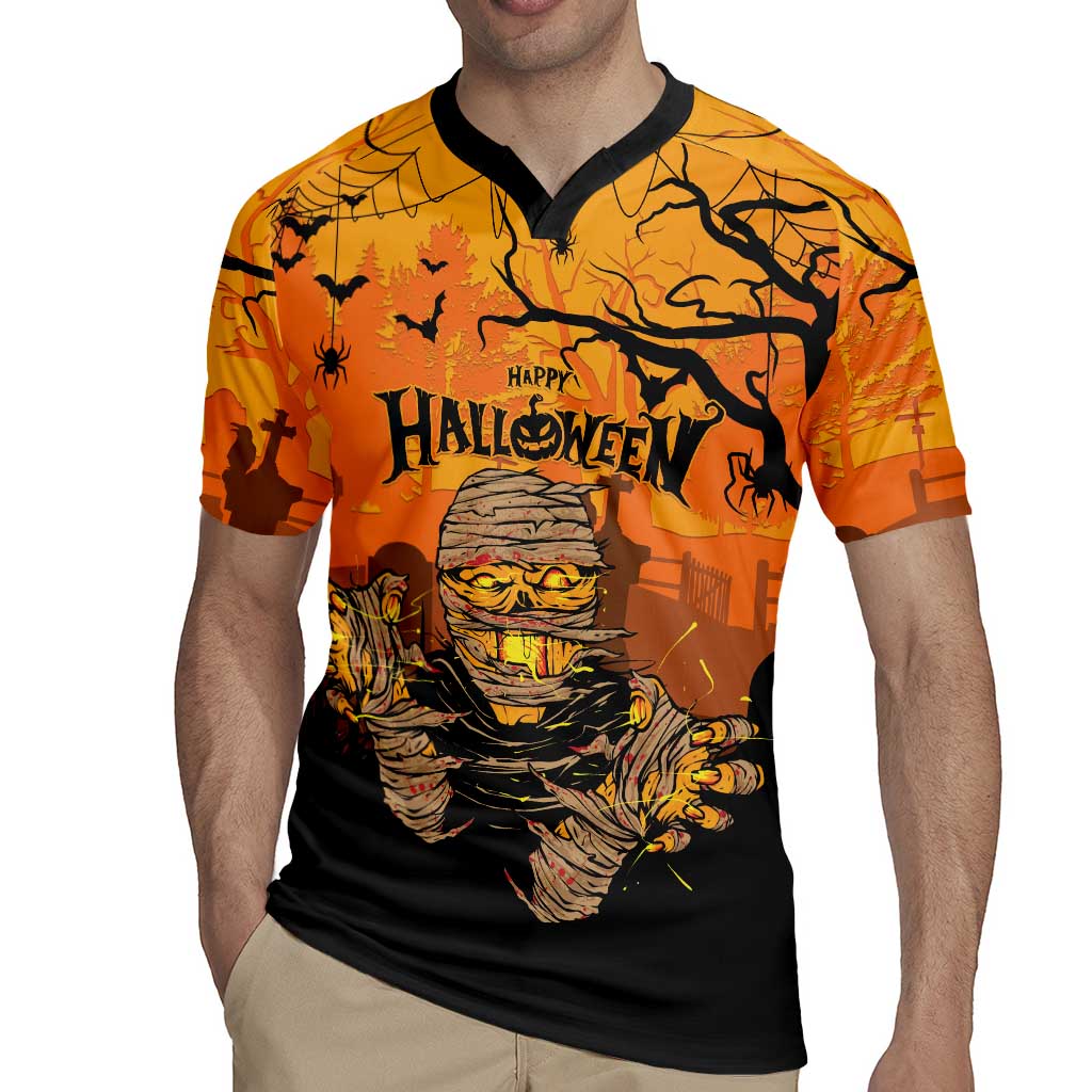 Personalized Halloween Egypt Mummy Rugby Jersey Trick or Treat - Wonder Print Shop