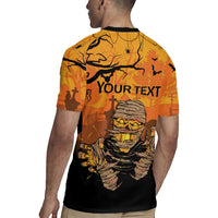 Personalized Halloween Egypt Mummy Rugby Jersey Trick or Treat - Wonder Print Shop