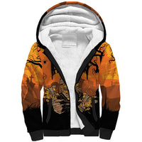 Personalized Halloween Egypt Mummy Sherpa Hoodie Trick or Treat - Wonder Print Shop