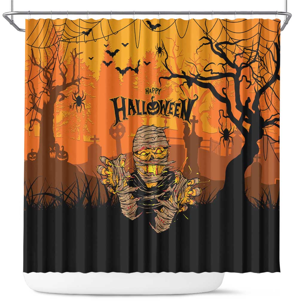Halloween Egypt Mummy Shower Curtain Trick or Treat - Wonder Print Shop