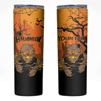 Personalized Halloween Egypt Mummy Skinny Tumbler Trick or Treat - Wonder Print Shop