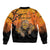 Personalized Halloween Egypt Mummy Sleeve Zip Bomber Jacket Trick or Treat - Wonder Print Shop