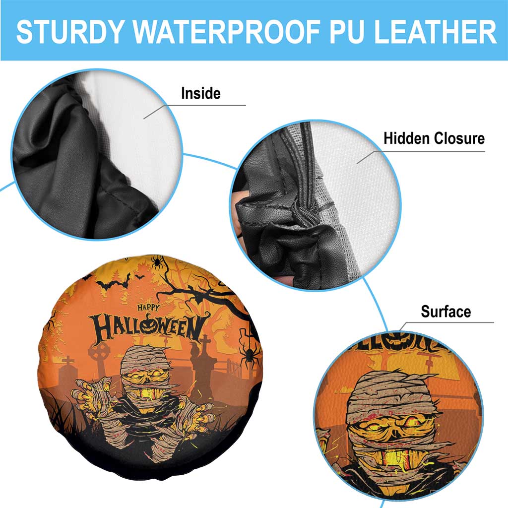 Halloween Egypt Mummy Spare Tire Cover Trick or Treat - Wonder Print Shop