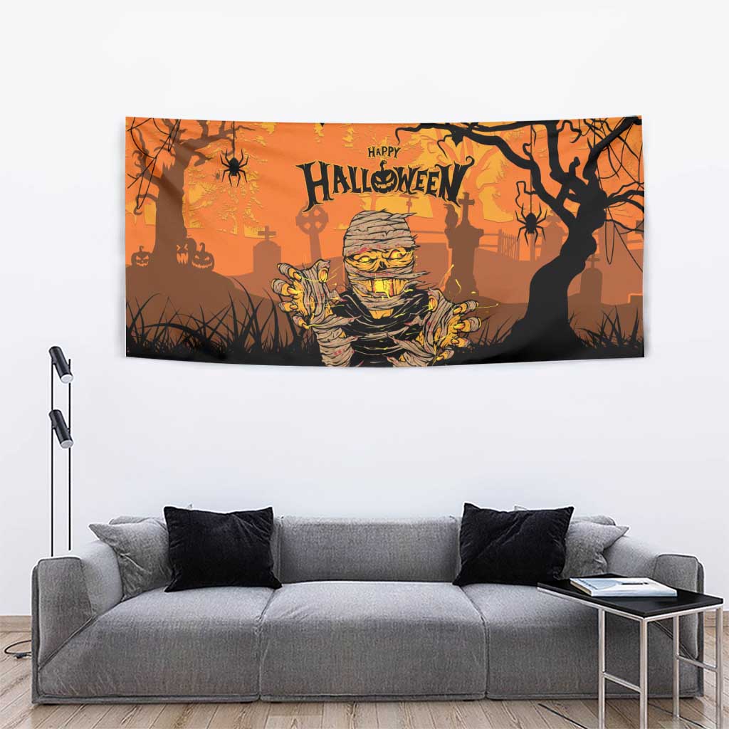 Halloween Egypt Mummy Tapestry Trick or Treat - Wonder Print Shop