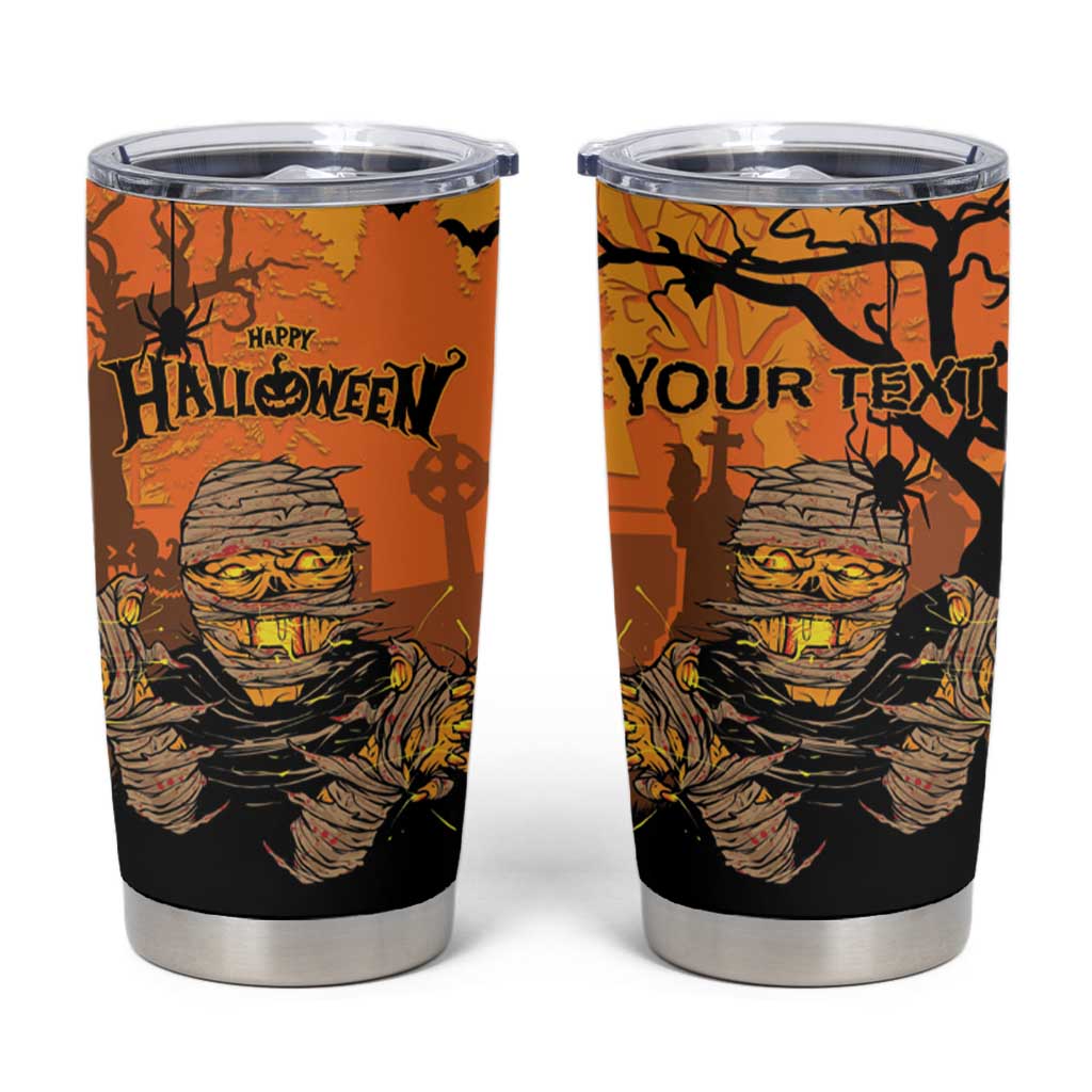 Personalized Halloween Egypt Mummy Tumbler Cup Trick or Treat - Wonder Print Shop