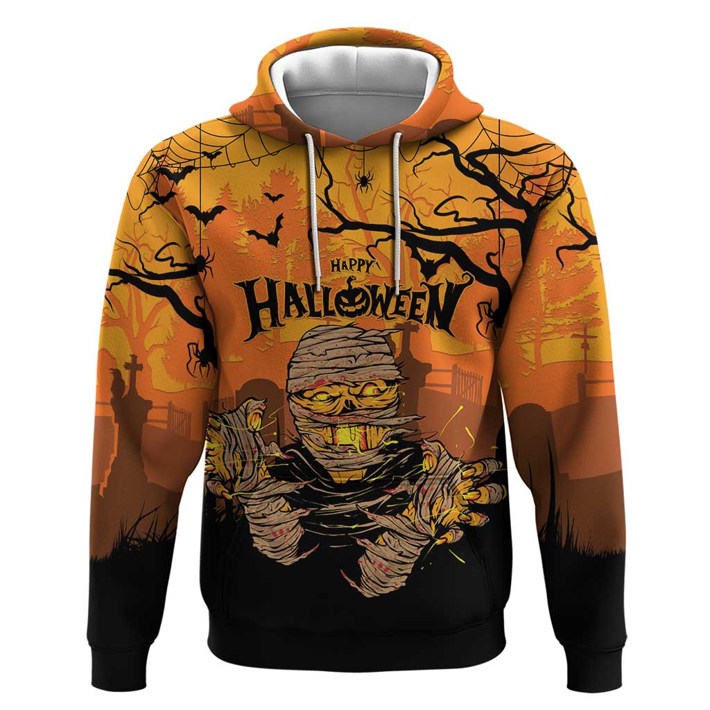 Personalized Halloween Egypt Mummy Zip Hoodie Trick or Treat - Wonder Print Shop