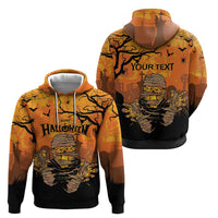 Personalized Halloween Egypt Mummy Zip Hoodie Trick or Treat - Wonder Print Shop