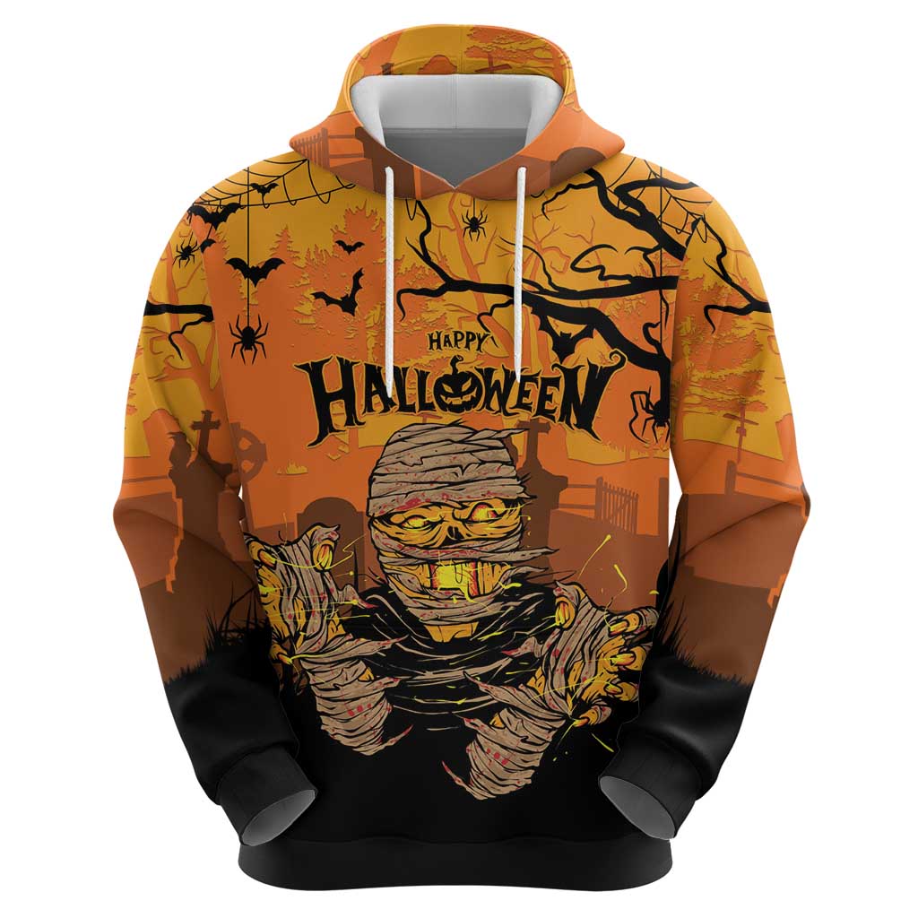 Personalized Halloween Egypt Mummy Zip Hoodie Trick or Treat - Wonder Print Shop