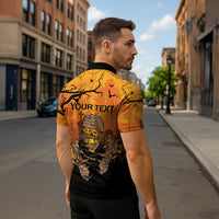 Personalized Halloween Egypt Mummy Zipper Polo Shirt Trick or Treat - Wonder Print Shop