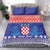 Croatia Christmas Bedding Set Coat Of Arms Sretan Bozic - Wonder Print Shop
