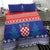 Croatia Christmas Bedding Set Coat Of Arms Sretan Bozic - Wonder Print Shop