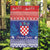 Croatia Christmas Garden Flag Coat Of Arms Sretan Bozic - Wonder Print Shop