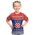 Croatia Christmas Kid T Shirt Coat Of Arms Sretan Bozic - Wonder Print Shop