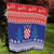 Croatia Christmas Quilt Coat Of Arms Sretan Bozic - Wonder Print Shop