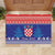 Croatia Christmas Rubber Doormat Coat Of Arms Sretan Bozic - Wonder Print Shop