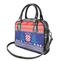 Croatia Christmas Shoulder Handbag Coat Of Arms Sretan Bozic