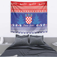 Croatia Christmas Tapestry Coat Of Arms Sretan Bozic - Wonder Print Shop