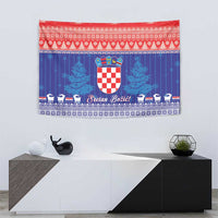 Croatia Christmas Tapestry Coat Of Arms Sretan Bozic - Wonder Print Shop