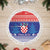 Croatia Christmas Tree Skirt Coat Of Arms Sretan Bozic - Wonder Print Shop