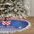 Croatia Christmas Tree Skirt Coat Of Arms Sretan Bozic - Wonder Print Shop