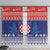 Croatia Christmas Window Curtain Coat Of Arms Sretan Bozic - Wonder Print Shop