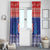 Croatia Christmas Window Curtain Coat Of Arms Sretan Bozic - Wonder Print Shop
