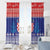 Croatia Christmas Window Curtain Coat Of Arms Sretan Bozic - Wonder Print Shop