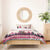 Croatia Christmas Bedding Set Pine Marten Playing Violin - Dark Pink Color - Wonder Print Shop