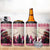 Croatia Christmas 4 in 1 Can Cooler Tumbler Pine Marten Playing Violin - Dark Pink Color - Wonder Print Shop