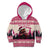 Croatia Christmas Kid Hoodie Pine Marten Playing Violin - Dark Pink Color - Wonder Print Shop