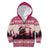 Croatia Christmas Kid Hoodie Pine Marten Playing Violin - Dark Pink Color - Wonder Print Shop