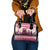 Croatia Christmas Shoulder Handbag Pine Marten Playing Violin - Dark Pink Color