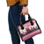 Croatia Christmas Shoulder Handbag Pine Marten Playing Violin - Dark Pink Color