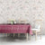 Croatia Christmas Tablecloth Pine Marten Playing Violin - Dark Pink Color - Wonder Print Shop