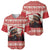 Croatia Christmas Baseball Jersey Pine Marten Playing Violin - Red Color - Wonder Print Shop