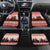 Croatia Christmas Car Mats Pine Marten Playing Violin - Red Color - Wonder Print Shop