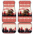 Croatia Christmas Car Mats Pine Marten Playing Violin - Red Color - Wonder Print Shop
