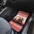 Croatia Christmas Car Mats Pine Marten Playing Violin - Red Color - Wonder Print Shop