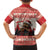 Croatia Christmas Family Matching Puletasi and Hawaiian Shirt Pine Marten Playing Violin - Red Color - Wonder Print Shop