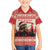 Croatia Christmas Family Matching Summer Maxi Dress and Hawaiian Shirt Pine Marten Playing Violin - Red Color - Wonder Print Shop