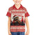 Croatia Christmas Kid Hawaiian Shirt Pine Marten Playing Violin - Red Color - Wonder Print Shop