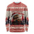 Croatia Christmas Long Sleeve Shirt Pine Marten Playing Violin - Red Color - Wonder Print Shop