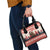 Croatia Christmas Shoulder Handbag Pine Marten Playing Violin - Red Color