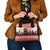 Croatia Christmas Shoulder Handbag Pine Marten Playing Violin - Red Color