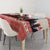 Croatia Christmas Tablecloth Pine Marten Playing Violin - Red Color - Wonder Print Shop