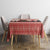 Croatia Christmas Tablecloth Pine Marten Playing Violin - Red Color - Wonder Print Shop